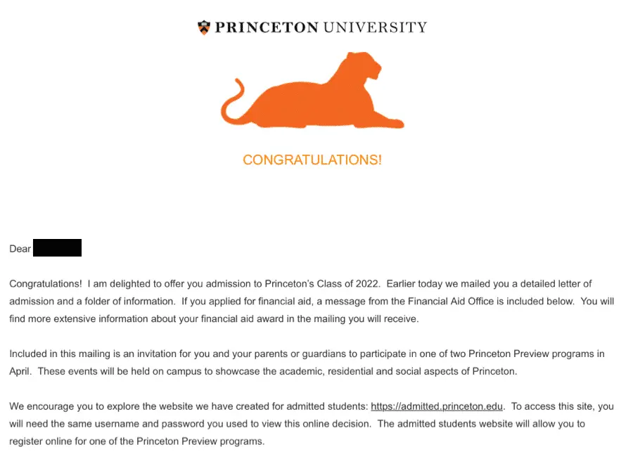 Princeton Decision Letters IvyHub